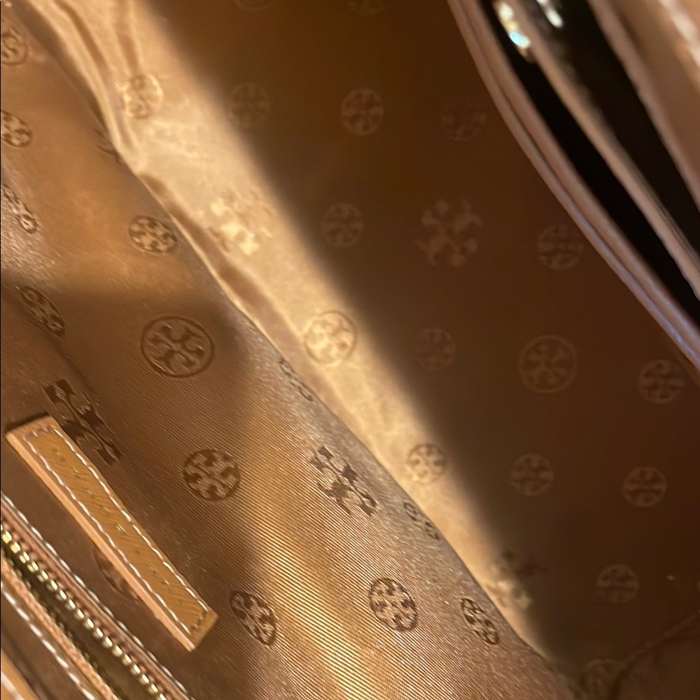 Tory Burch Tan Structured Leather Tote - Picture 5 of 8